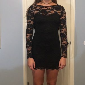 Black Lace Dress